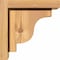 Ekena Millwork Newport Smooth Corbel w/Backplate, Western Red Cedar, 5 1/2"W x 8"D x 8"H COR06X08X08NEW01SWR - alternate 3